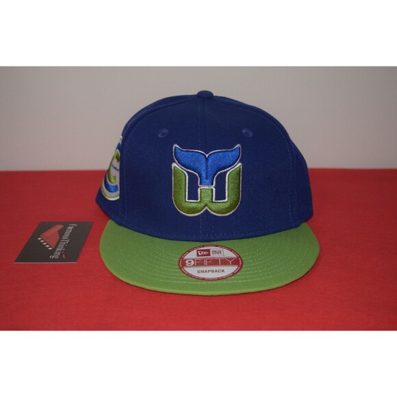 NHL New Era Hartford Whalers Snapback Hat 9Fifty ULTRA RARE Hockey Wolf Pack - Picture 1 of 9